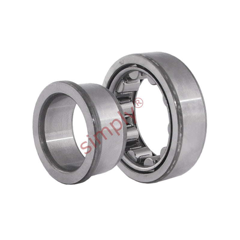 NJ320-E-TVP2 + HJ320-E X-life Cylindrical Roller Bearing with Cage and L-section Ring 100x215x47mm