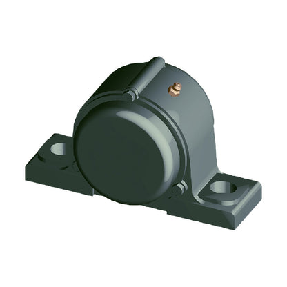 NTN CM-UKP305ED1/HE2305 Imperial Cast Iron Two Bolt Pillow / Plummer Block Housing with Cast Iron Cover - Closed Version - Insert and Adaptor Sleeve Fits 3/4 inch Shaft - Allow 2-3 Days