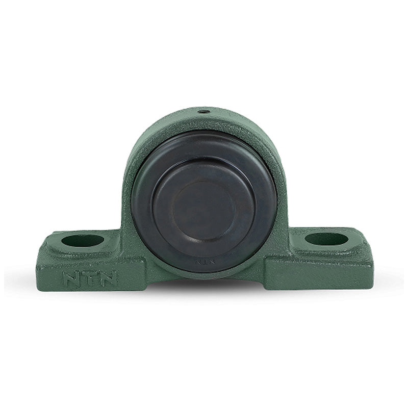 NTN M-SM-UCP210-115D1 Imperial Cast Iron Two Bolt Pillow / Plummer Block Housing with 1-15/16 inch Bore Insert with Steel Plate Cover - Closed Version - Allow 2-3 Days