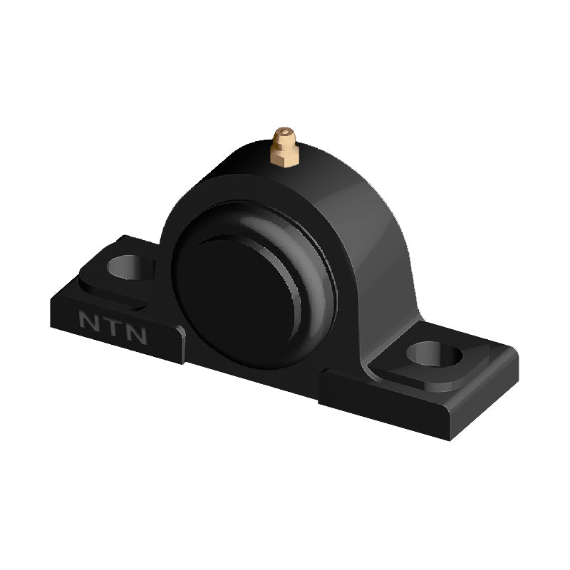 NTN SM-UCPX07-105D1 Imperial Cast Iron Two Bolt Pillow / Plummer Block Housing with 1-5/16 inch Bore Insert with Steel Plate Cover - Closed Version - Allow 2-3 Days