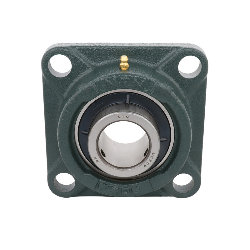 NTN UCFX17-305D1 Imperial Four Bolt Square Cast Iron Flange Housing with 3-5/16 inch Bore Insert - Allow 2-3 Days
