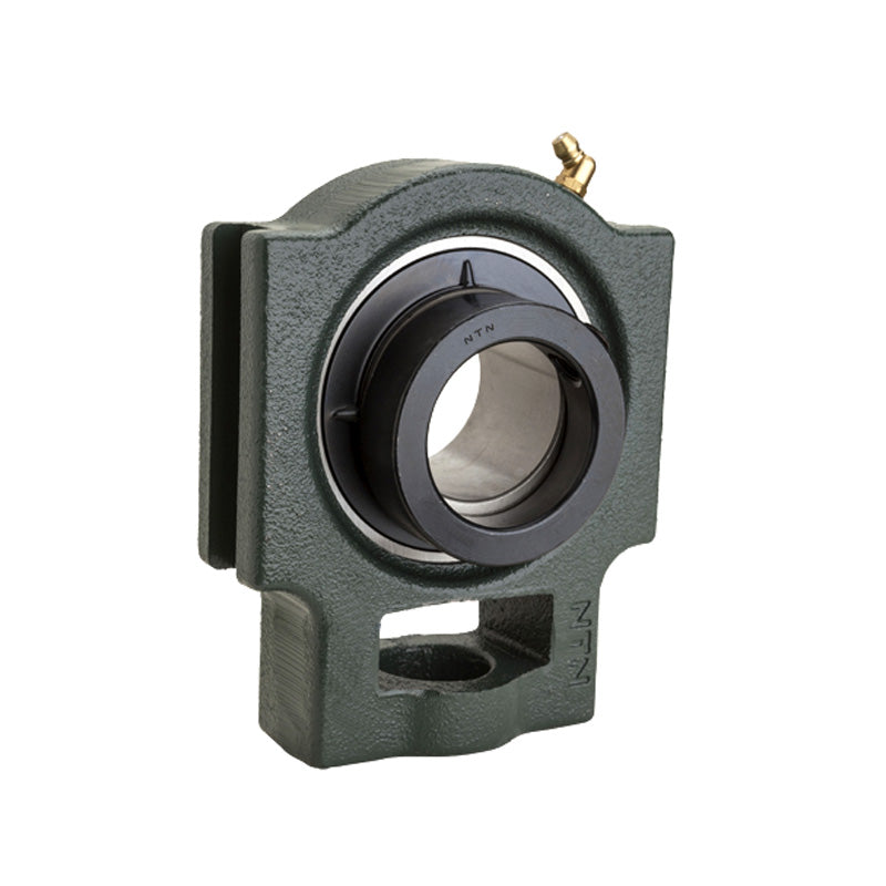 NTN UELT206-104D1 Imperial Cast Iron Take Up Unit with 1-1/4 inch Bore Eccentric Collar Insert - Allow 2-3 Days