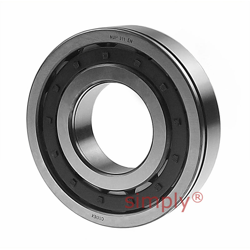 Codex NUP311EN Single Row Cylindrical Roller Bearing with Snap Ring Groove 55x120x29mm