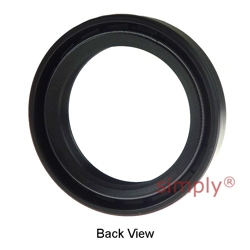 38x52x11DC4SS Metric Fork and Damper Nitrile Rubber Oil Seal with 2 Opposite Facing Individually Sprung Sealing Lips and Raised Outer Sealing Band on Outside Diameter