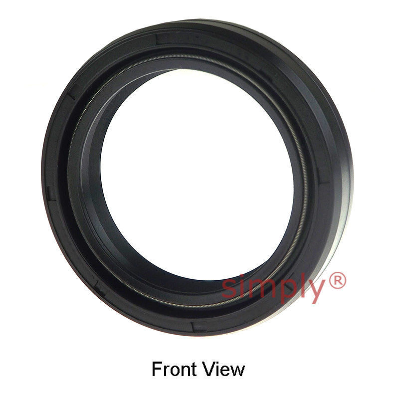 46x58x10.5DC4SS Metric Fork and Damper Nitrile Rubber Oil Seal with 2 Opposite Facing Individually Sprung Sealing Lips and Raised Outer Sealing Band on Outside Diameter