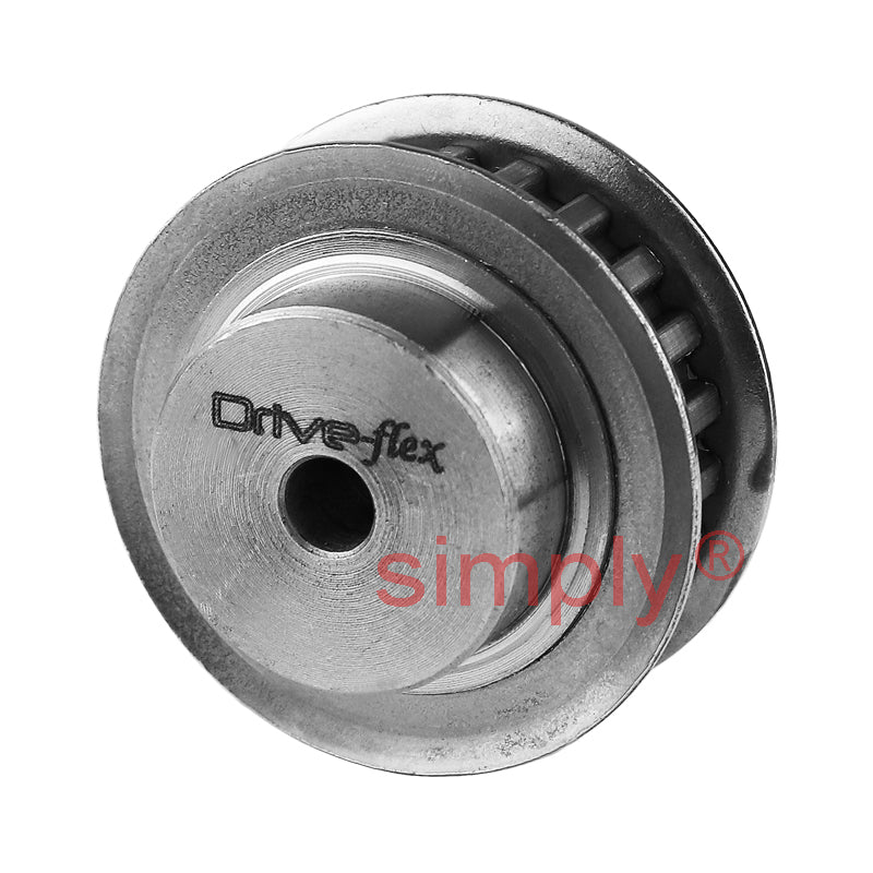 P14-XL-037F - 1/5 inch Pitch 14 Tooth Flanged Pilot Bore Aluminium Timing Pulley for 3/8 inch Wide Belt