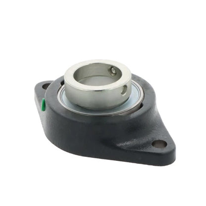 INA PCJT25XLN Two Bolt Cast Iron Oval Housing with Eccentric Collar Insert 25mm Bore