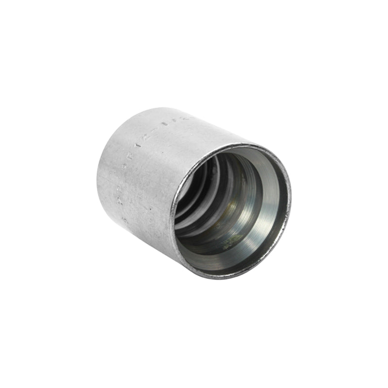 FLEXEQUIP/VOSS PF12 R2A/4SP Zinc Nickel Plated Ferrule Fitting with Skive for Hoses 3/8 inch SAE - Allow 2-3 Days