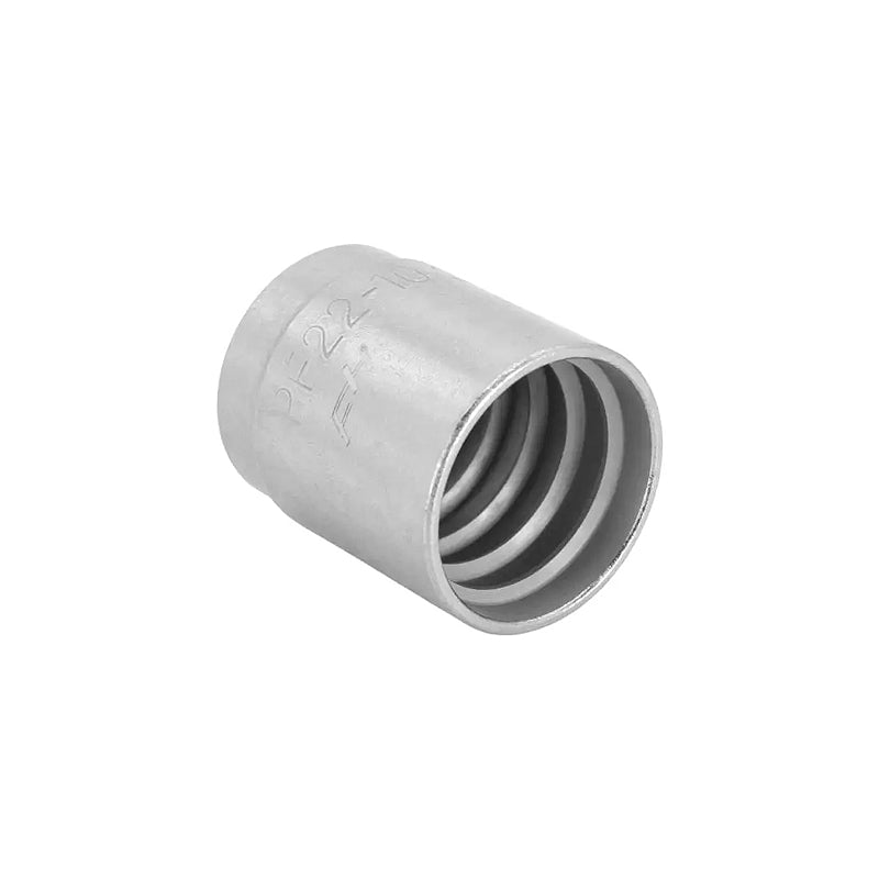 FLEXEQUIP/VOSS PF22 R1AT/R2AT Ferrule Fitting No Skive for Hoses 1/2 inch SAE - Allow 2-3 Days