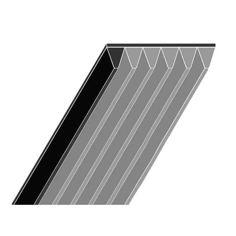 414PJ/163J Major Brand Poly V Multiple Ribbed Belt 414mm/16.3 inch Length