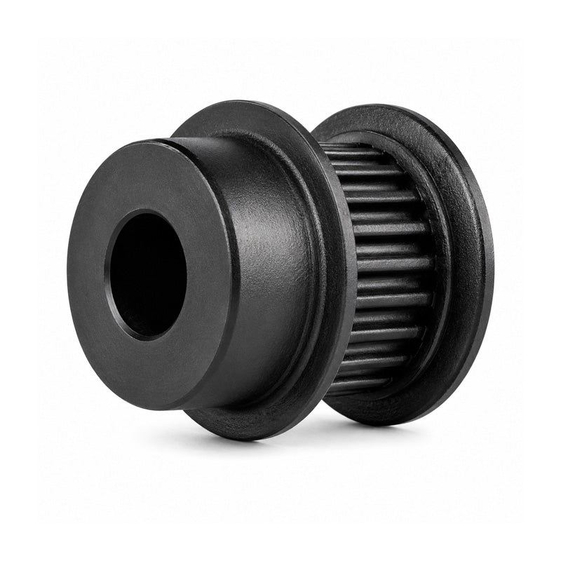PP20-MXL-025M - 0.08 inch Pitch 20 Tooth Pilot Bore Polycarbonate (Glass Filled) Timing Pulley for 1/4 inch Wide Belt