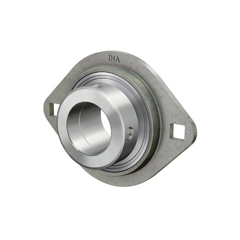 INA RAT30XL Two Bolt Sheet Steel Oval Housing with Eccentric Collar Insert 30mm Bore