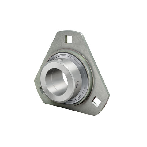 INA RRTR25XL Three Bolt Sheet Steel Triangle Housing with Eccentric Collar Insert 25mm Bore