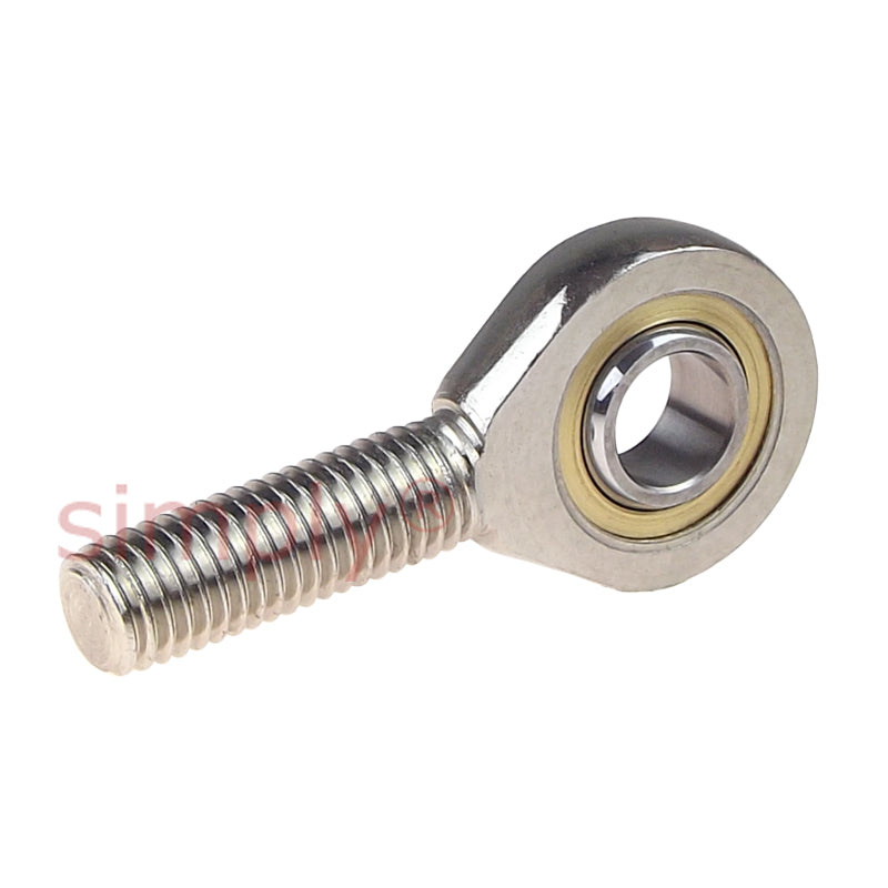 Codex SA25C Right Hand Steel / PTFE Sintered Bronze Lined Plain Male Rod End M24x2 Thread