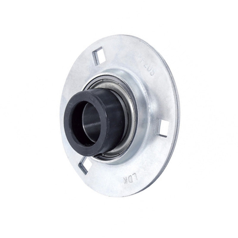 SAPF203 Round 3 Bolt Pressed Steel Bearing Housing with 17mm Collar Insert