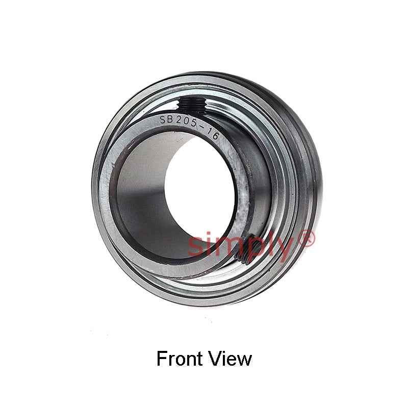SB205-16 Imperial Bearing Insert with 1 inch Bore 52mm Outside Dia