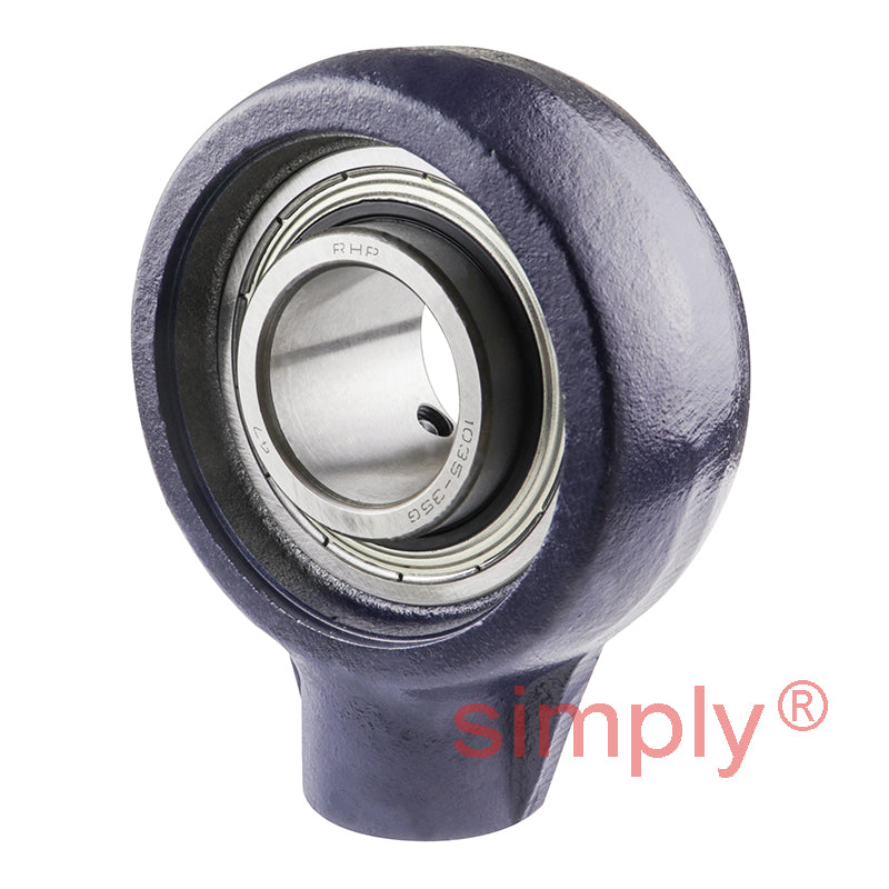 RHP SCH35 Metric Thread Cast Iron Hanger Bearing Unit and 35mm Bore Insert 97mm Outside Diameter