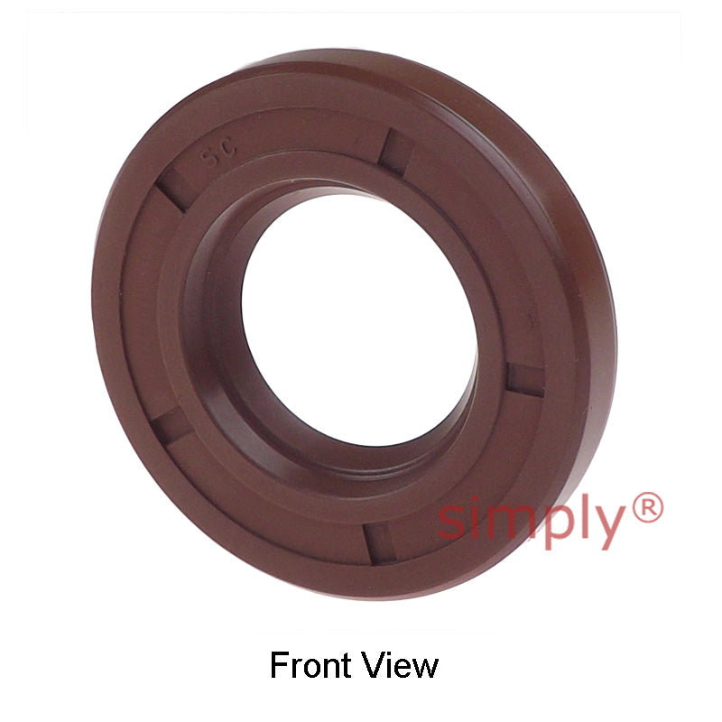 30x62x10mm SC / R21 Single Lip FKM Rubber Metric Rotary Shaft Oil Seal with Garter Spring