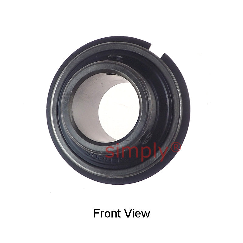 SER205 Metric Bearing Insert and Snap Ring 25mm Bore 52mm Outside Dia