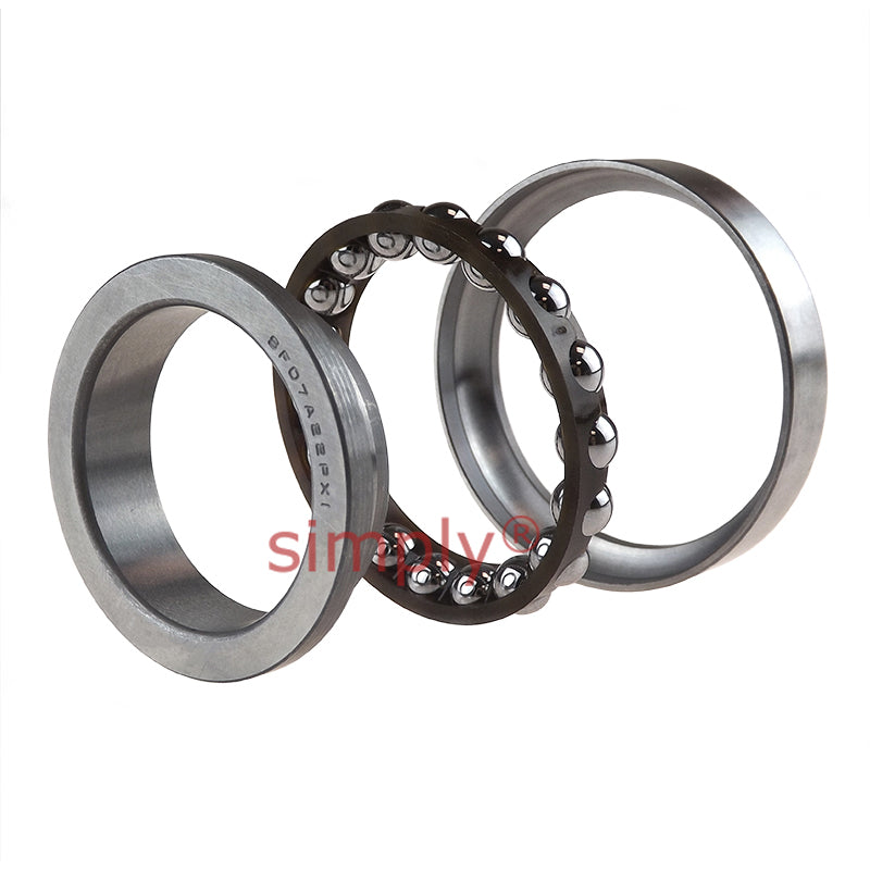 Major Branded SF07A22PX1 Narrow Section Steering Head Ball Thrust Bearing 35x55x14.5mm