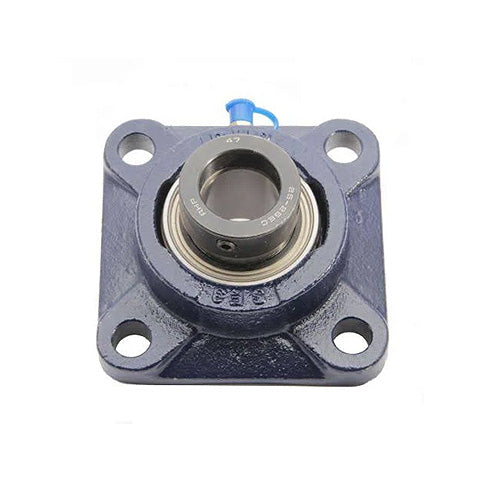 RHP SF1-7/8DEC Four Bolt Square Cast Iron Flange Housing and 1-7/8 inch Bore Eccentric Collar Full Width Insert