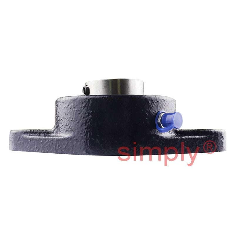 RHP SFT25A Two Bolt Oval Cast Iron Flange Housing 25mm Bore Insert