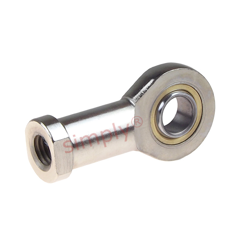 Codex SI8C Right Hand Steel / PTFE Sintered Bronze Lined Plain Female Rod End M8 Thread