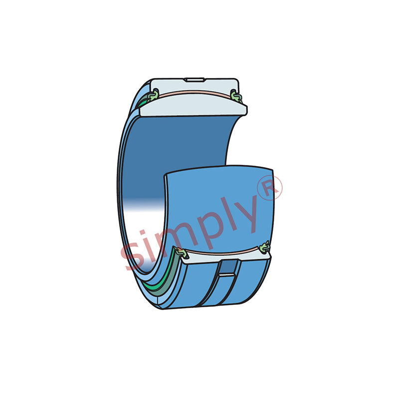 SKF GE180TXA2RS Maintenance Free Spherical Plain Bearing Steel / PTFE Fabric 180x260x105x80mm