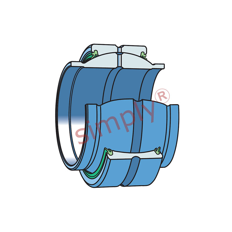 Codex GEM35ES2RS Extended Inner Spherical Plain Bearing 35x55x35x20mm