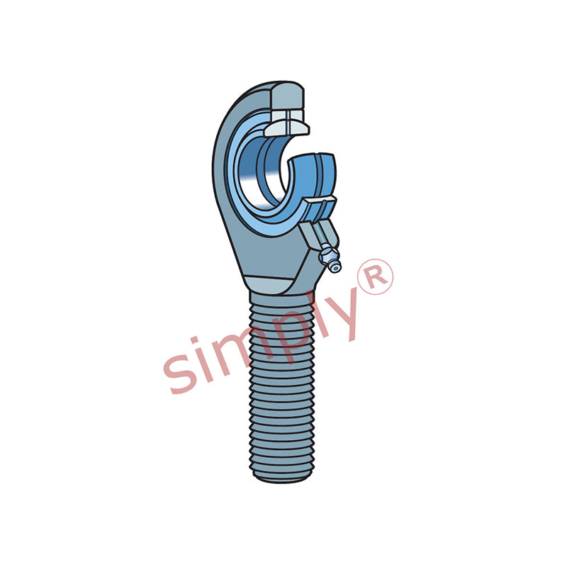 INA GAR8-DO Right Hand Steel Plain Male Rod End M8 Thread