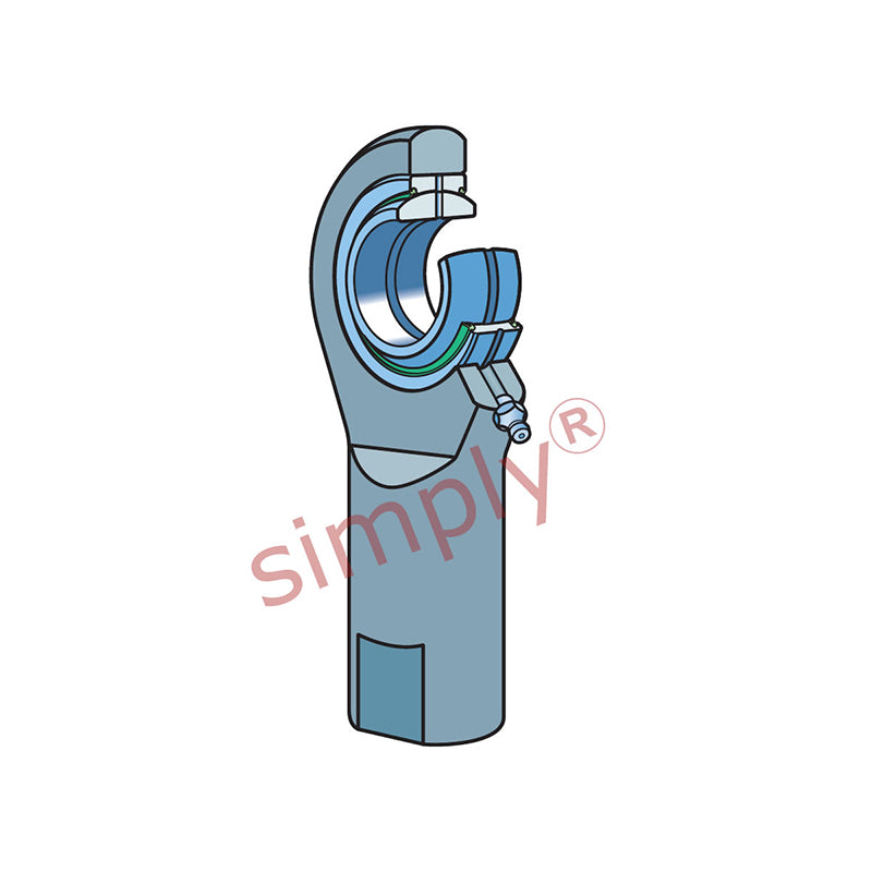 SKF SIL70ES2RS Left Hand Steel / Steel Plain Female Rod End M72x4 Thread