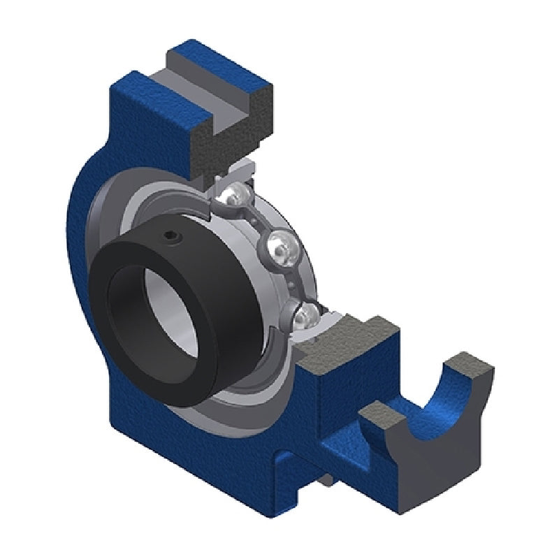 SNR EST206N Metric Cast Iron Take Up Unit with Eccentric Collar Insert 30mm Bore - Allow 2-3 Days