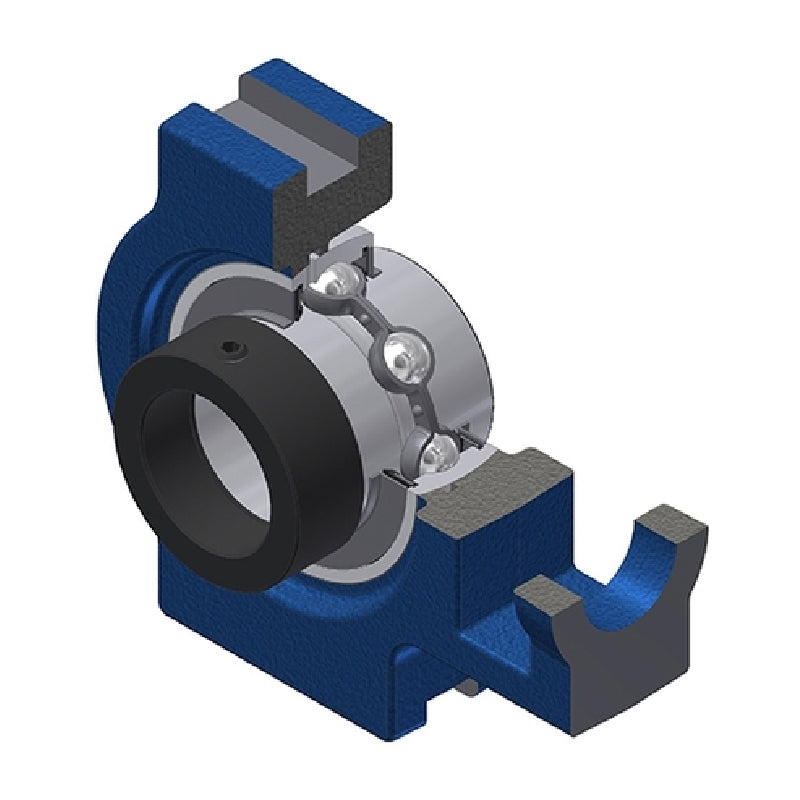 SNR EXT212 Metric Cast Iron Take Up Unit with Eccentric Collar Insert 60mm Bore - Allow 2-3 Days