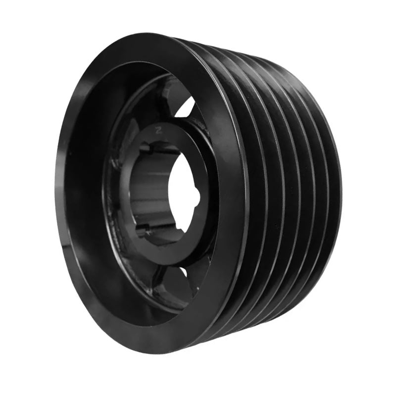 PowerDrive 710X6SPB 710mm Pitch Diameter SPB Section Tapered Locking Bush Type Pulley with 6 Grooves (Bush not Incl.) - Allow 2-3 Days