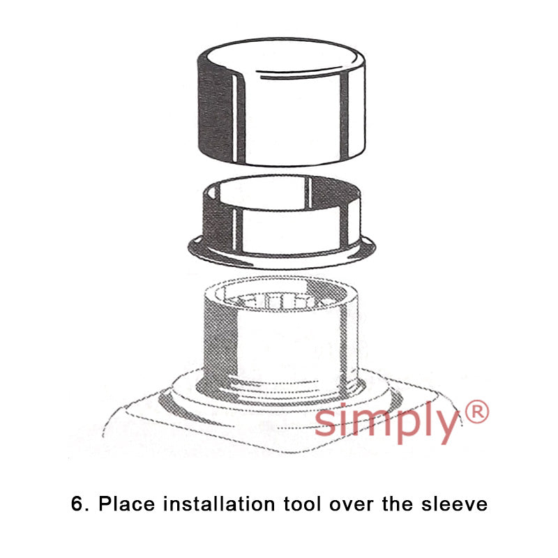 SKF CR99172 Hardened Stainless Speedi Sleeve for Shafts 44.37-44.53mm
