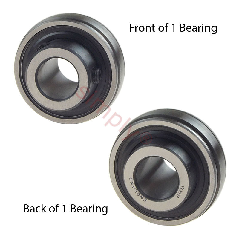 RHP 1017-16G Spherical Outer Full Width Bearing Insert 16mm Bore 40mm Outside Diameter