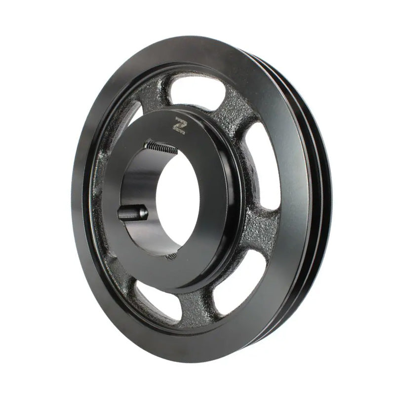 250X2SPZ 250mm Pitch Diameter SPZ Section Tapered Locking Bush Type Pulley with 2 Grooves (Bush not Incl.)