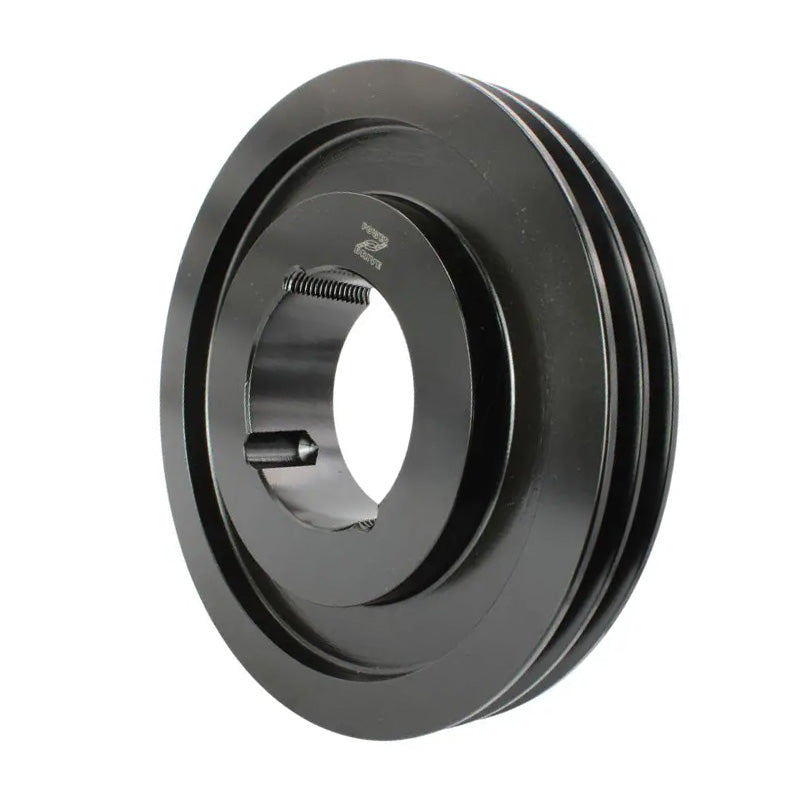 190X2SPZ 190mm Pitch Diameter SPZ Section Tapered Locking Bush Type Pulley with 2 Grooves (Bush not Incl.)