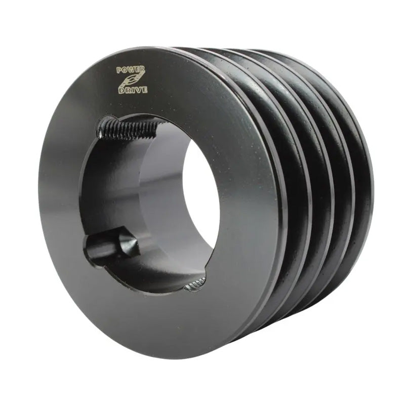 118X4SPZ 118mm Pitch Diameter SPZ Section Tapered Locking Bush Type Pulley with 4 Grooves (Bush not Incl.)