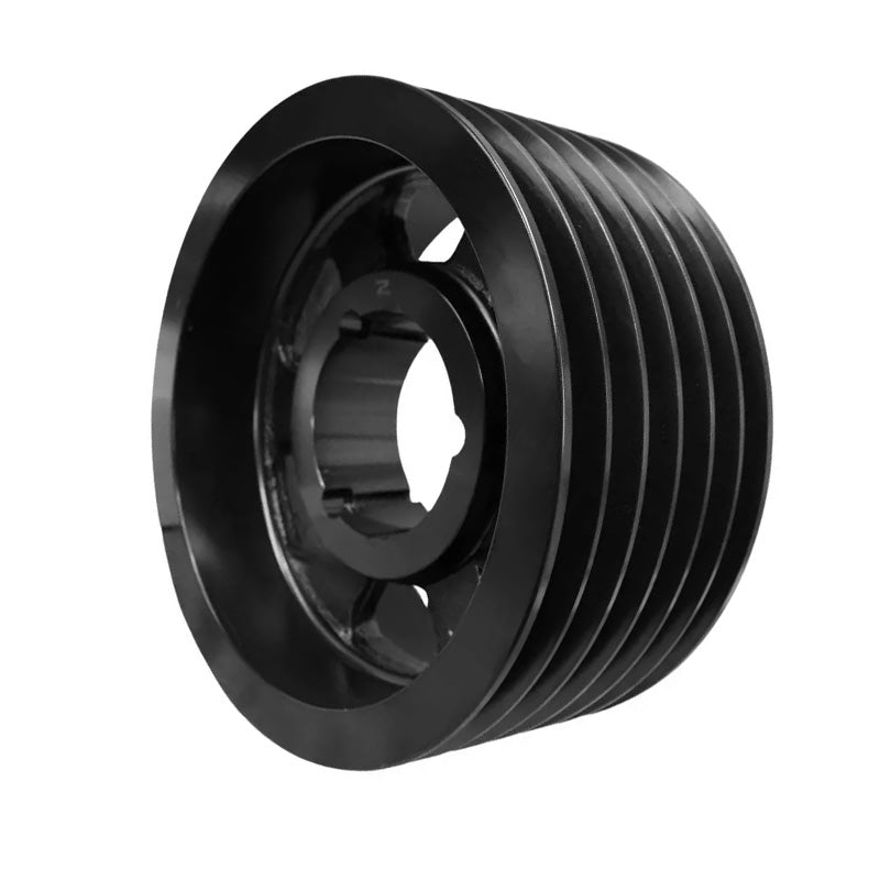 450X6SPZ 450mm Pitch Diameter SPZ Section Tapered Locking Bush Type Pulley with 6 Grooves (Bush not Incl.)