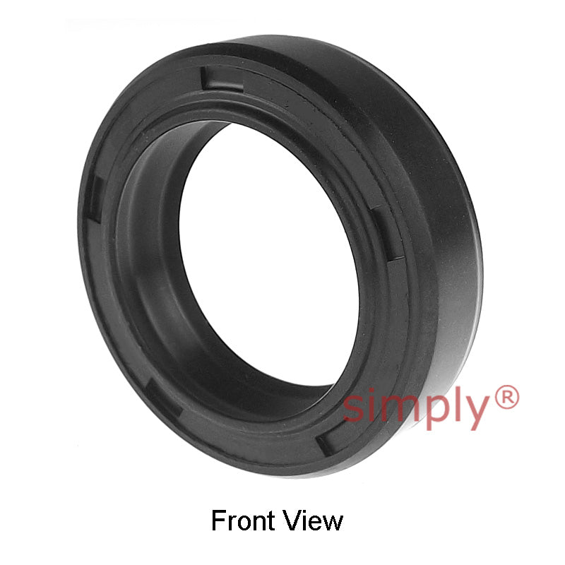 14x22x4.5mm Nitrile Rubber Double Lip Rotary Shaft Oil Seal with Garter Spring TC / R23