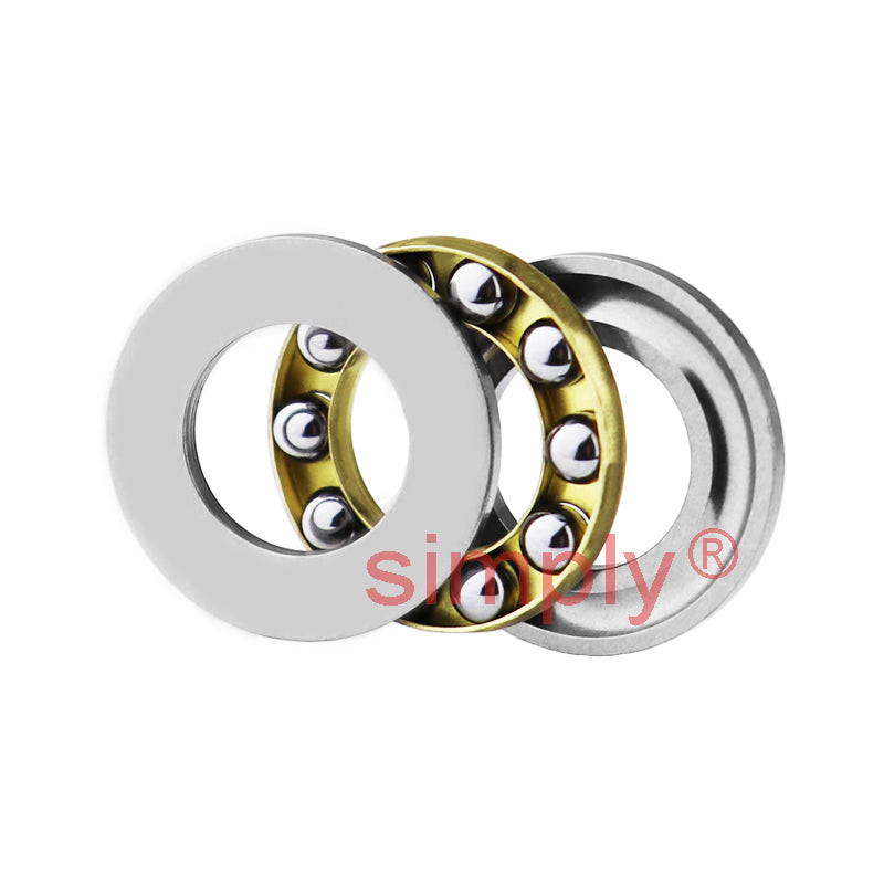 F9-17G Budget Single Thrust Ball Bearing with Grooved Washers 9x17x5mm