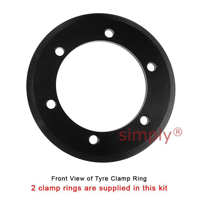 Major Branded F110F/F110F Inner Facing Taper Bores Type Tyre Drive Coupling Assembly with Natural Rubber Tyre