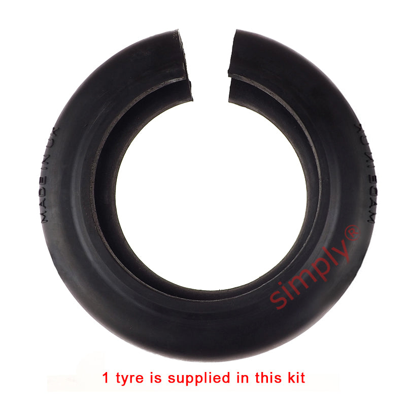 Major Brand F50F/F50B Inner Facing Taper Bore/Pilot Bored Type Tyre Drive Coupling Assembly with Natural Rubber Tyre