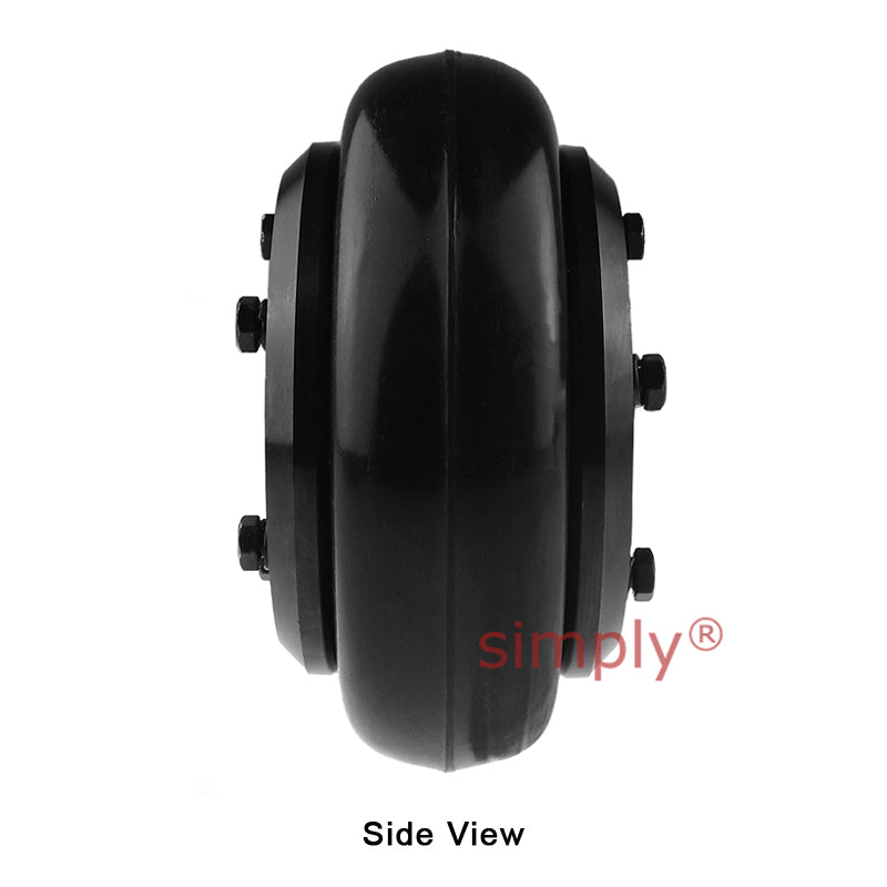 Major Brand F80F/F80F Inner Facing Taper Bores Type Tyre Drive Coupling Assembly with Fire Resistant Antistatic (F.R.A.S) Tyre
