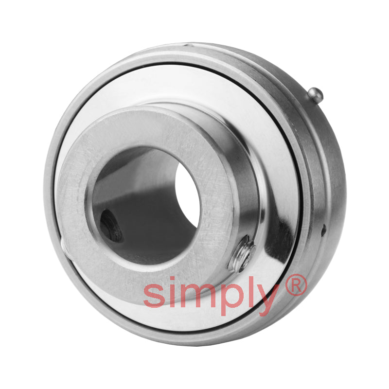 SSUC210 Metric Stainless Steel Bearing Insert with 50mm Bore 90mm Outside Dia