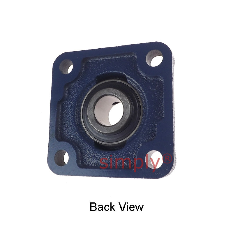 UCF205-14 Imperial Four Bolt Square Cast Iron Flange Housing with 7/8 inch Bore Insert