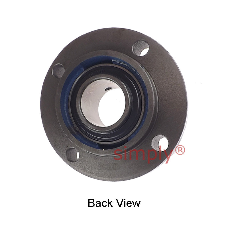 UCFC210 Metric Four Bolt Cast Iron Round Flanged Housing with 50mm Insert