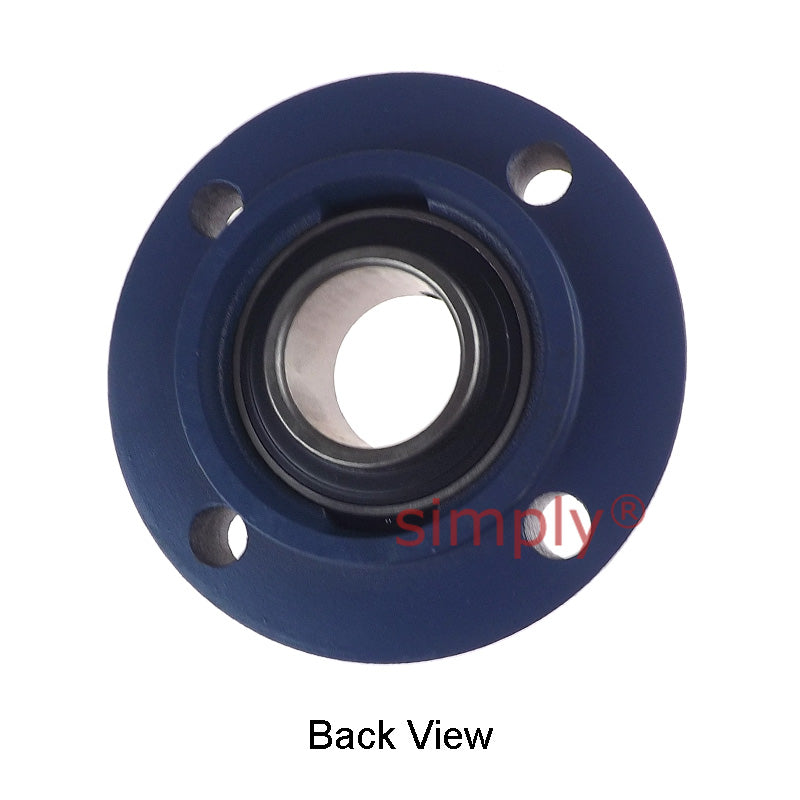 UCFC211 Metric Four Bolt Cast Iron Round Flanged Housing with 55mm Insert