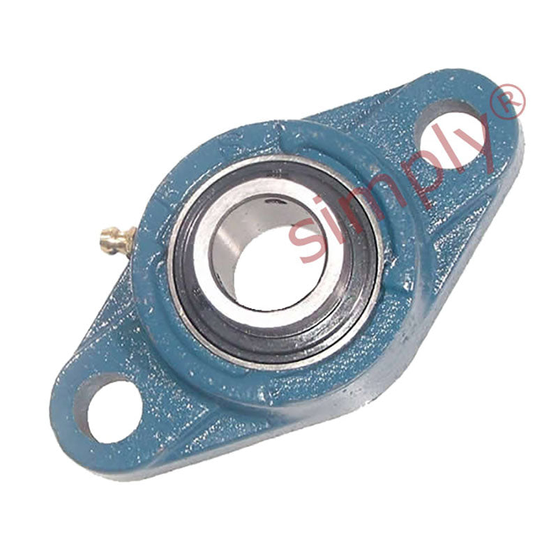 UCFL210-30 Imperial Two Bolt Oval Cast Iron Flange Housing with 1-7/8 inch Bore Insert